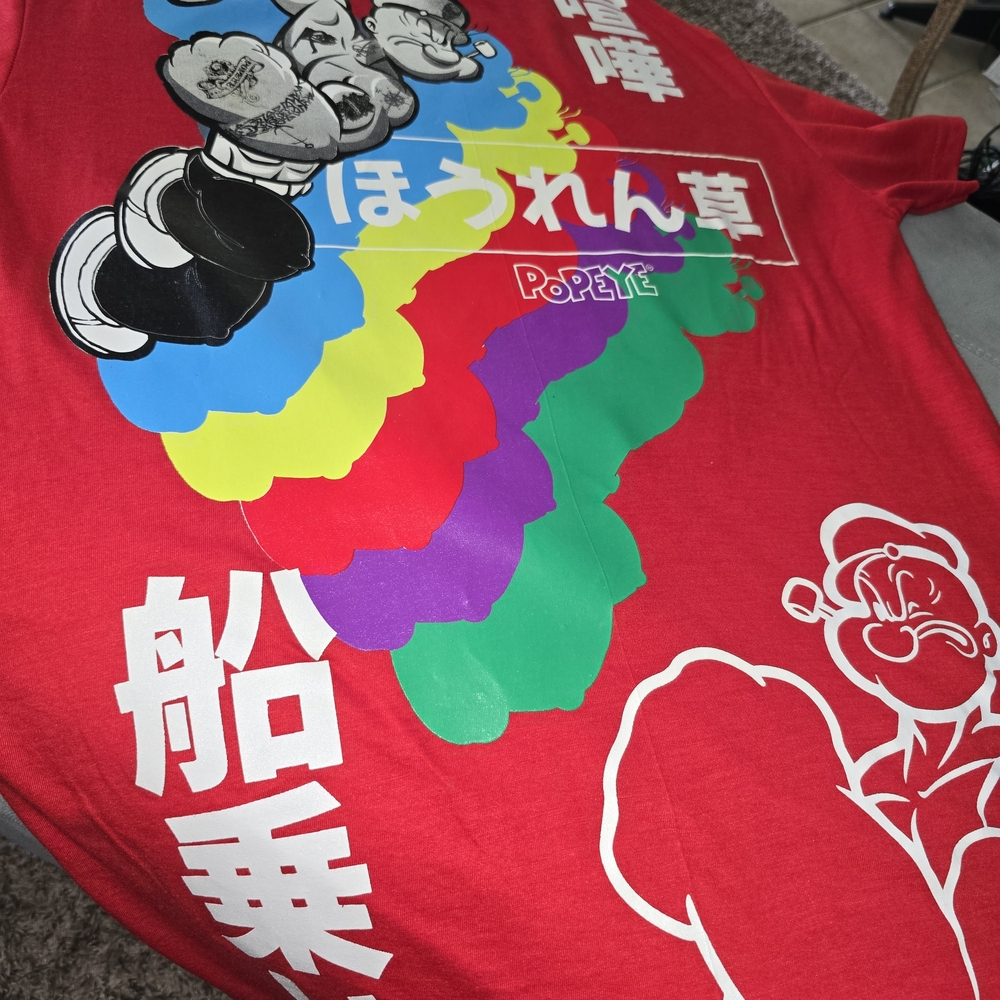 Popeye Red Graphic Tee